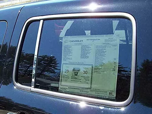 QAA is Compatible with 2006-2011 Buick Lucerne 4 Piece Stainless Pillar Post Trim PP46550