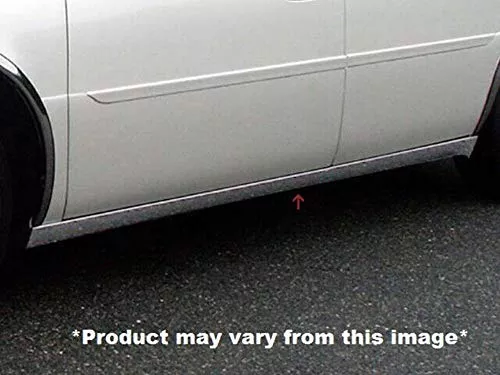 QAA is Compatible with 2006-2011 Cadillac DTS 12 Piece Stainless Rocker Panel Trim, Lower Kit, 4.5" Width, Full Length TH46246