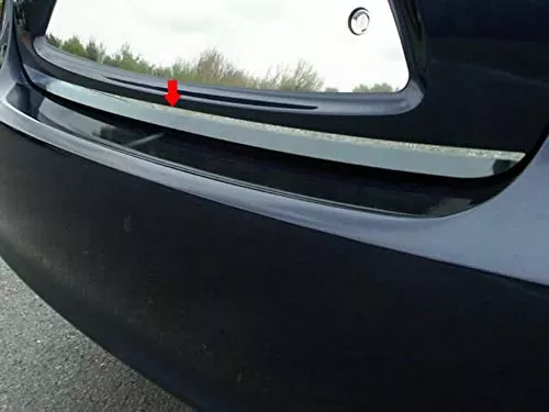 QAA is Compatible with 2007-2010 Hyundai Elantra 1 Piece Stainless Rear Deck Trim, Trunk Lid Accent, 1.125" Width, with top Crease RD27340