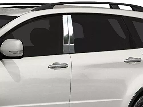 QAA is Compatible with 2008-2014 Subaru Tribeca 4 Piece Stainless Pillar Post Trim PP28450
