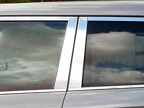 QAA is Compatible with 2010-2013 Kia Soul 4 Piece Stainless Pillar Post Trim PP10830