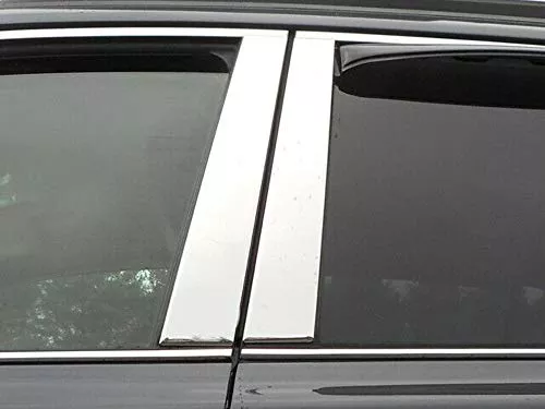QAA is Compatible with 2010-2014 Subaru Outback 4 Piece Stainless Pillar Post Trim PP10480