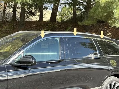 QAA is Compatible with 2010-2015 Toyota Prius 4 Piece Stainless Wheel Well Accent Trim, 0.875" Width WQ10135