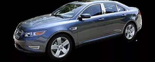QAA is Compatible with 2010-2019 Ford Taurus 6 Piece Stainless Pillar Post Trim, Includes keyless Entry Touch pad PP50491
