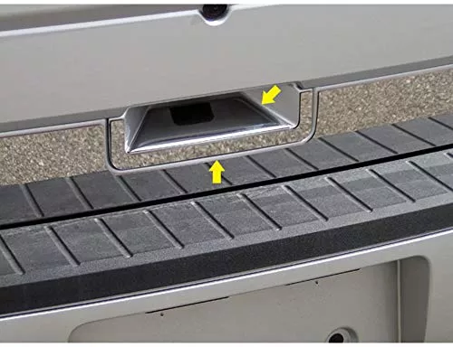 QAA is Compatible with 2013-2019 Ford Flex 2 Piece Stainless Tailgate Handle Accent Trim DH53340