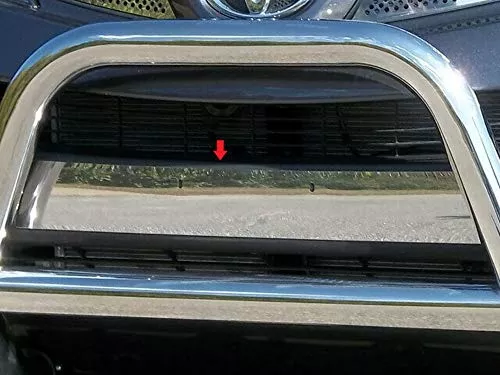 QAA is Compatible with 2014-2016 Toyota Corolla 1 Piece Stainless Front Bumper Trim FB14112