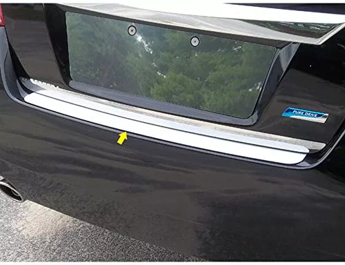 QAA Is Compatible With 2014-2019 Toyota Corolla 1 Piece Stainless Rear Bumper Trim Accent RB14112