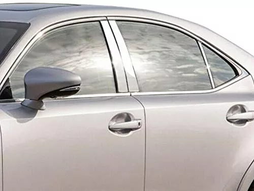 QAA is Compatible with 2014-2020 Lexus is 6 Piece Stainless Pillar Post Trim PP14103
