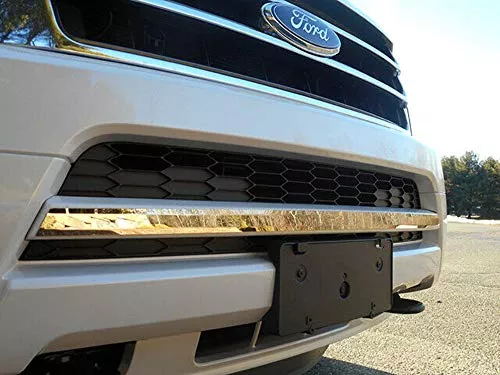 QAA Is Compatible With 2015-2017 Ford Expedition 1 Piece Stainless Front Grille Accent Trim, 1.25" Width SG55383