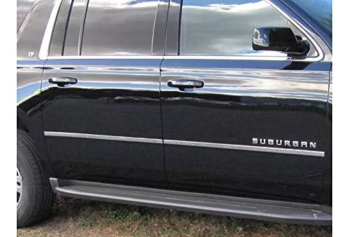 QAA is Compatible with 2015-2020 Ford F-150 12 Piece Stainless Body Molding Insert Trim Kit, 1.5" Width MI55302