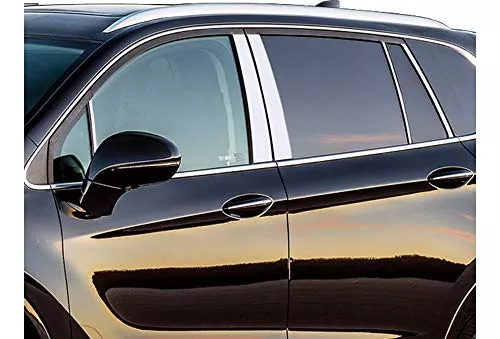 QAA is Compatible with 2016-2020 Buick Envision 10 Piece Stainless Pillar Post Trim PP56583