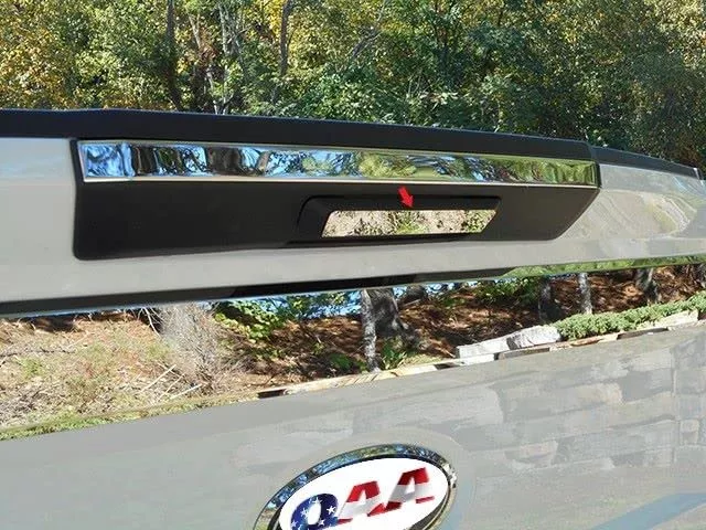 QAA is Compatible with 2017-2020 Ford F-250 & F-350 Super Duty 1 Piece Stainless Tailgate Accent Trim, 2" Width RT57320