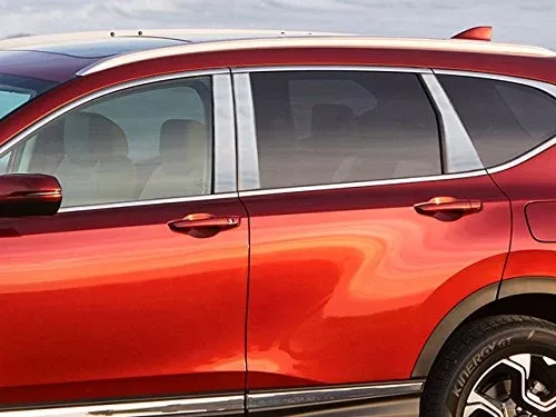 QAA is Compatible with 2017-2022 Honda CR-V 6 Piece Stainless Pillar Post Trim PP17236
