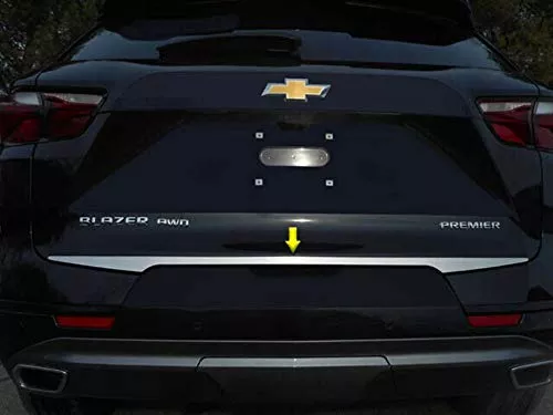QAA is Compatible with 2019-2026 Chevrolet Blazer 1 Piece Stainless Rear Deck Trim, Trunk Lid Accent. RD59140