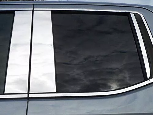 QAA is Compatible with 2019-2026 Chevrolet Silverado 6 Piece Stainless Pillar Post Trim PP59171