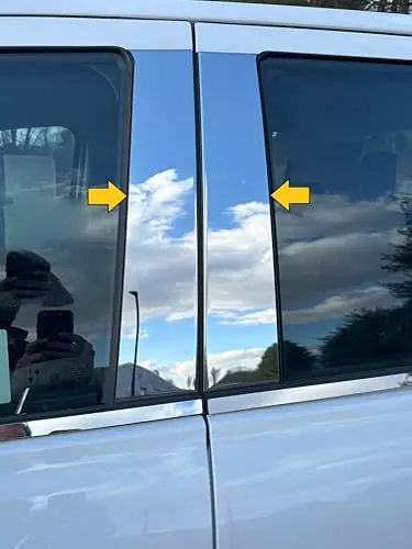 QAA part is a 4 piece Stainless Steel Pillar Post Trim that is compatible with Ford Ranger 2024-2025 PP64345
