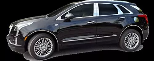QAA Part LP57260 is a 1 Piece Stainless Steel License Plate Bezel That is Compatible with The Cadillac XT5 2017-2023