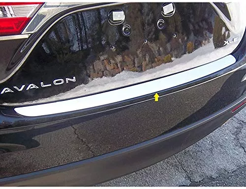 QAA Part RB13165 is a 1 Piece Stainless Steel Rear Bumper Trim Accent That is Compatible with Toyota Avalon 2013-2018