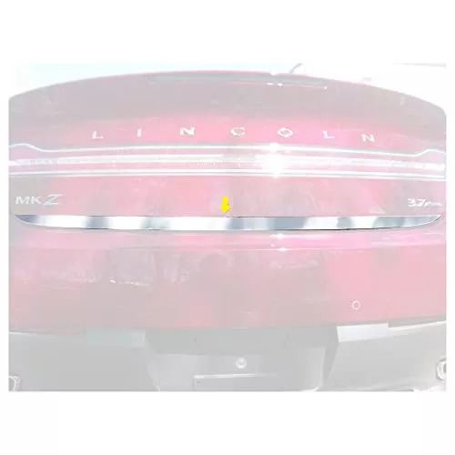 QAA Part RD53630 is a 1 Piece Stainless Steel Rear Deck Trim, Trunk Lid Accent, 1.125" Width That is Compatible to Lincoln MKZ 2013-2020