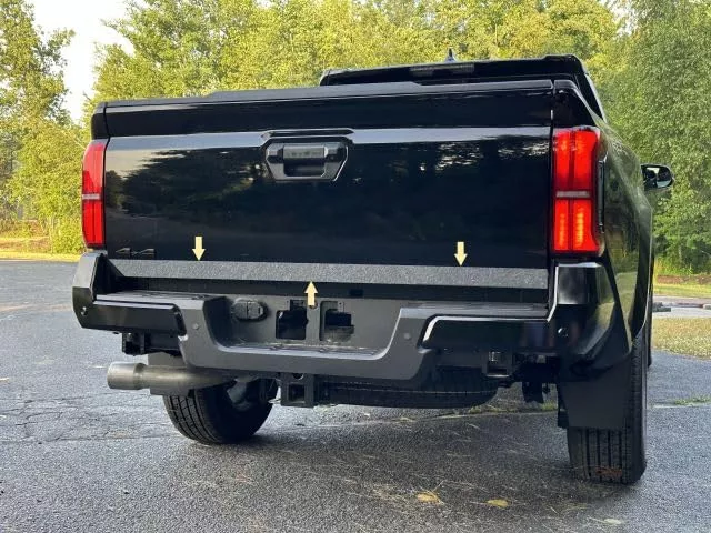 QAA Part RT50936 is a 1 Piece Stainless Steel Top Tailgate Accent Trim, 2" to 1.5" Width That is Compatible with Ram Trucks HD Ram 2010-2018