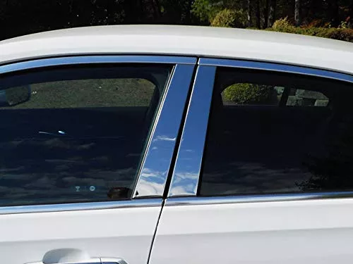 QAA PP60246 is a 6 Piece Stainless Steel Pillar Post Trim That is Compatible with The Cadillac CT4 2020-2026