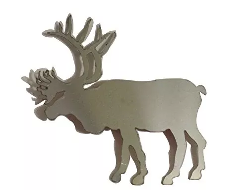 QAA Universal Decal 2 Piece Stainless ELK or Moose, Universal Decal, Each Emblem is Approximately 4"x4.25" SGR11010