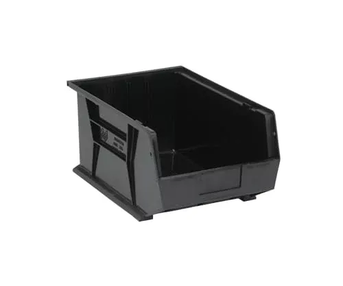 Quantum Storage Systems QUS255BL Ultra Stack & Hang Heavy Duty Part Organizer Blue Bins 16" L x 11" W x 8" H 4 Pack