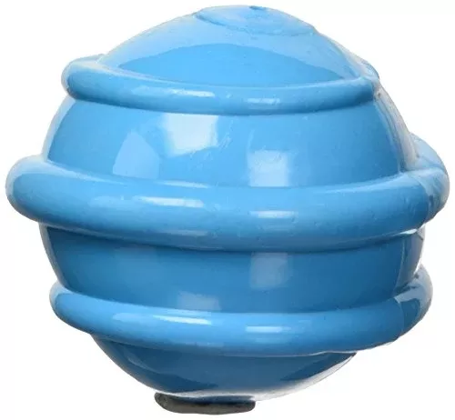Reaowazo Chomper extra tough & Colorful Medium 3" Squeaky & Spiraled TPR Ball - Size Toy