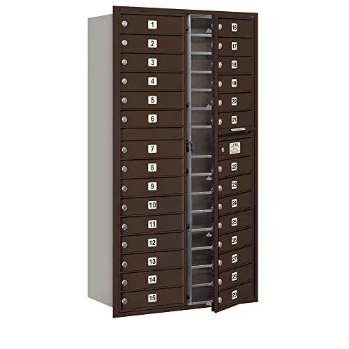 SALSBURY INDUSTRIES 3716D-29ZFP 4C Horizontal Mailbox