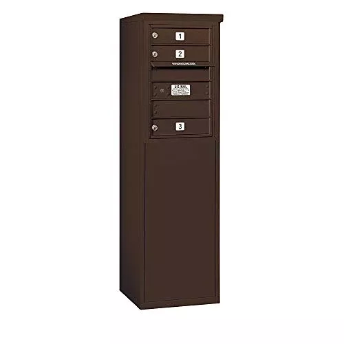 SALSBURY INDUSTRIES 3906S-03ZFU 4C Horizontal Mailbox