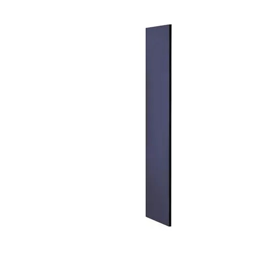 Salsbury Industries Side Panel - for 5 Feet High - 18 Inch Deep Designer Wood Locker - Without Sloping Hood - Mahogany
