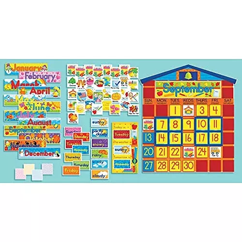 Scholastic SC-0439394058-2 BB Set School House Calendar, 2/Pack
