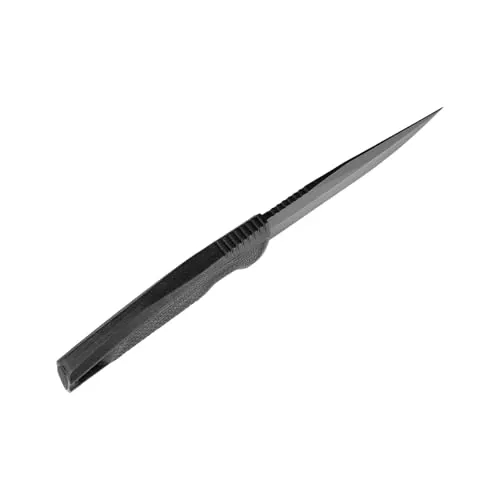SOG Recondo FX Professional Fixed Blade Duty Knife | Straight Edge, Stainless Steel Blade, Overmolded Rubberized Grip, Black