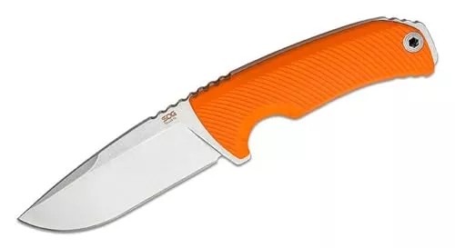 SOG Tellus FX Full-Sized Fixed Blade Knife4.2" Full-Tang CRYO 440C Steel Blade GRN Handle UMS Compatible Sheath, Blaze