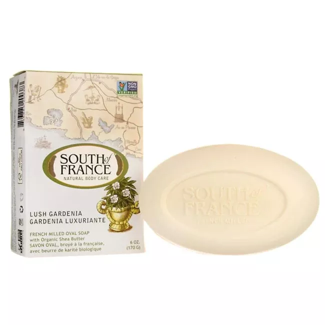 South Of France Lush Gardenia Mild Bar Soap - 6 Oz