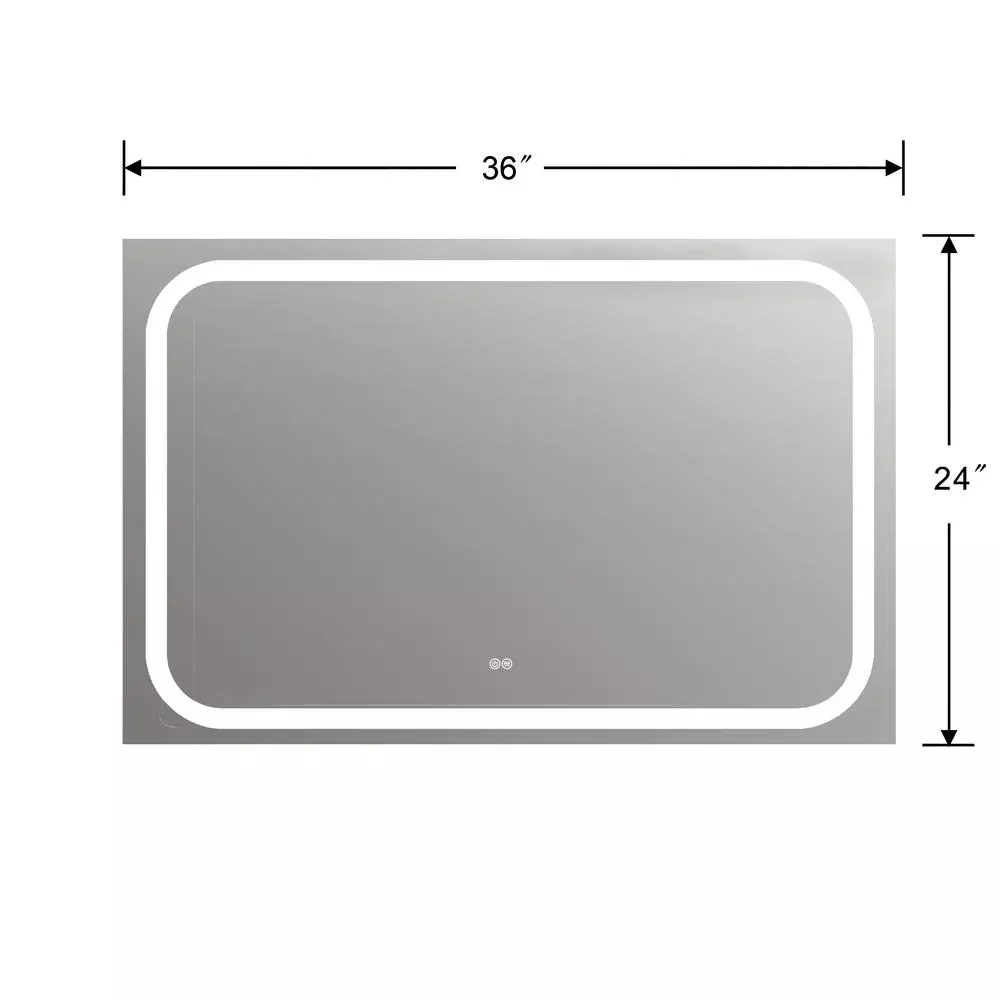 SPECULO Back Lit LED Mirror 4000K Daylight White 36'' Wide - CHLOE Lighting