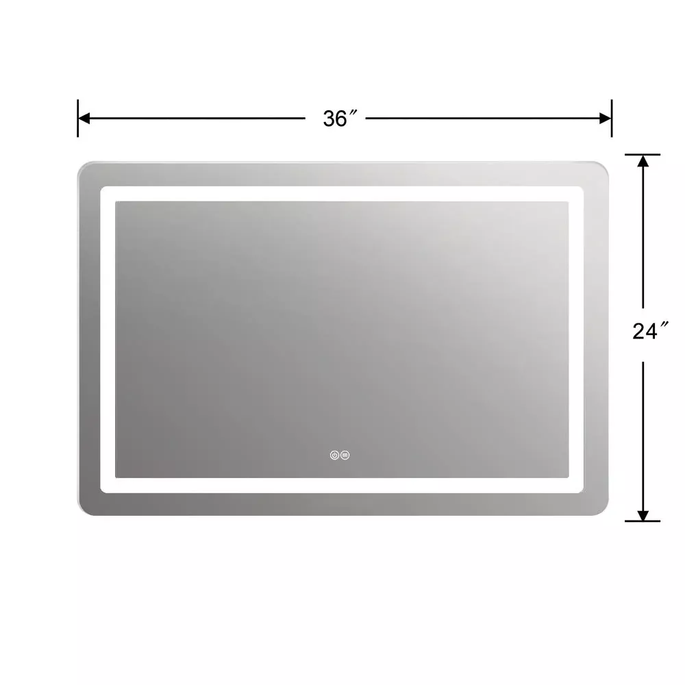 SPECULO Back Lit LED Mirror 4000K Warm White 36'' Wide - CHLOE Lighting