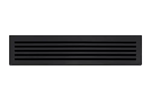 Summit 23” Refrigerator Gap Filler, Decorative Refrigerator Grill, Black, Made In The USA