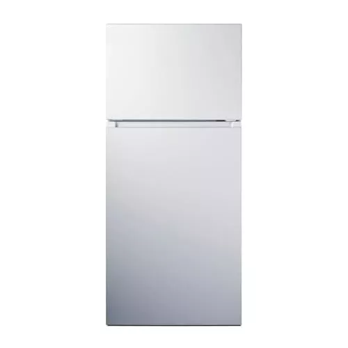 Summit 30” Top Mount Refrigerator - Freezer, 18 cu.ft. Capacity, ENERGY STAR Certified, White - FF18W