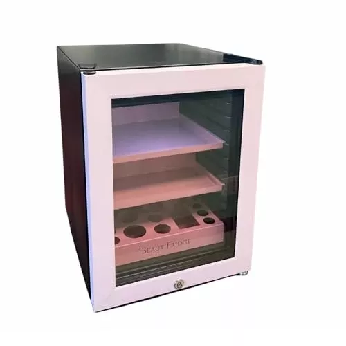 Summit Appliance Beautifridge Skincare Fridge, Makeup & Cosmetics Cooler, Pink - LX114LPTP