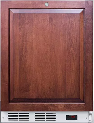 Summit Appliance VT65MLBIIFADA ADA Compliant Built-in Undercounter Medical All-Freezer Capable of -25ºC Operation with Lock, Adjustable Thermostat, Door Accepts Custom Overlay Panels and White Cabinet