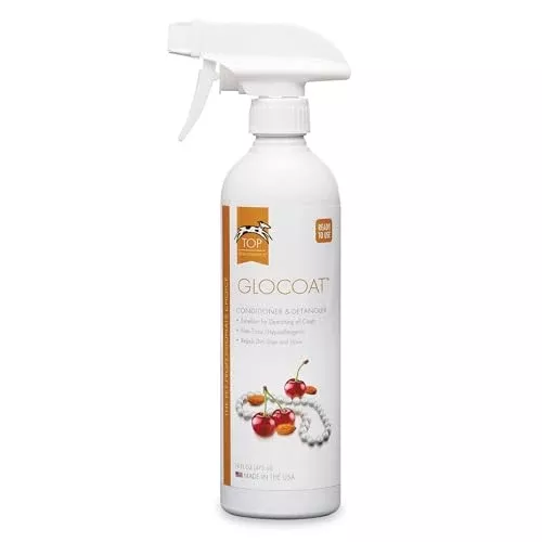 Top Performance GloCoat Pet Conditioner and Detangler, 16 Fl Oz (Pack of 1) (Packaging May Vary)