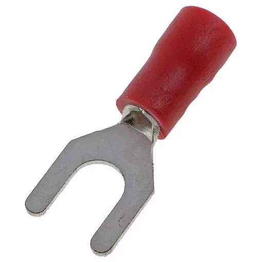 Xscorpion ST8R Spade Terminals 8 22-18 Ga. 100 Pcs; Red; Xscorpion